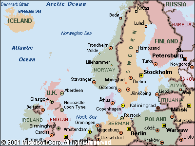 Europe - Northern. Enlarge Map