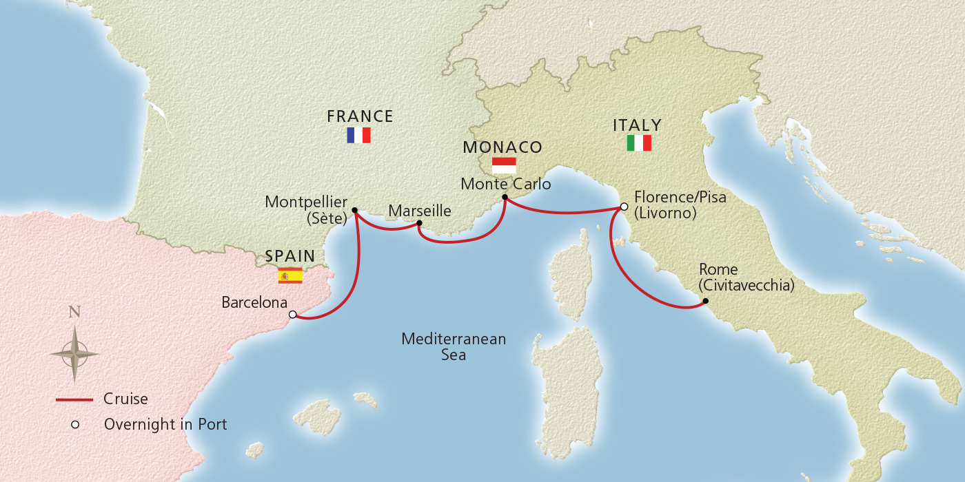 saga western mediterranean cruise